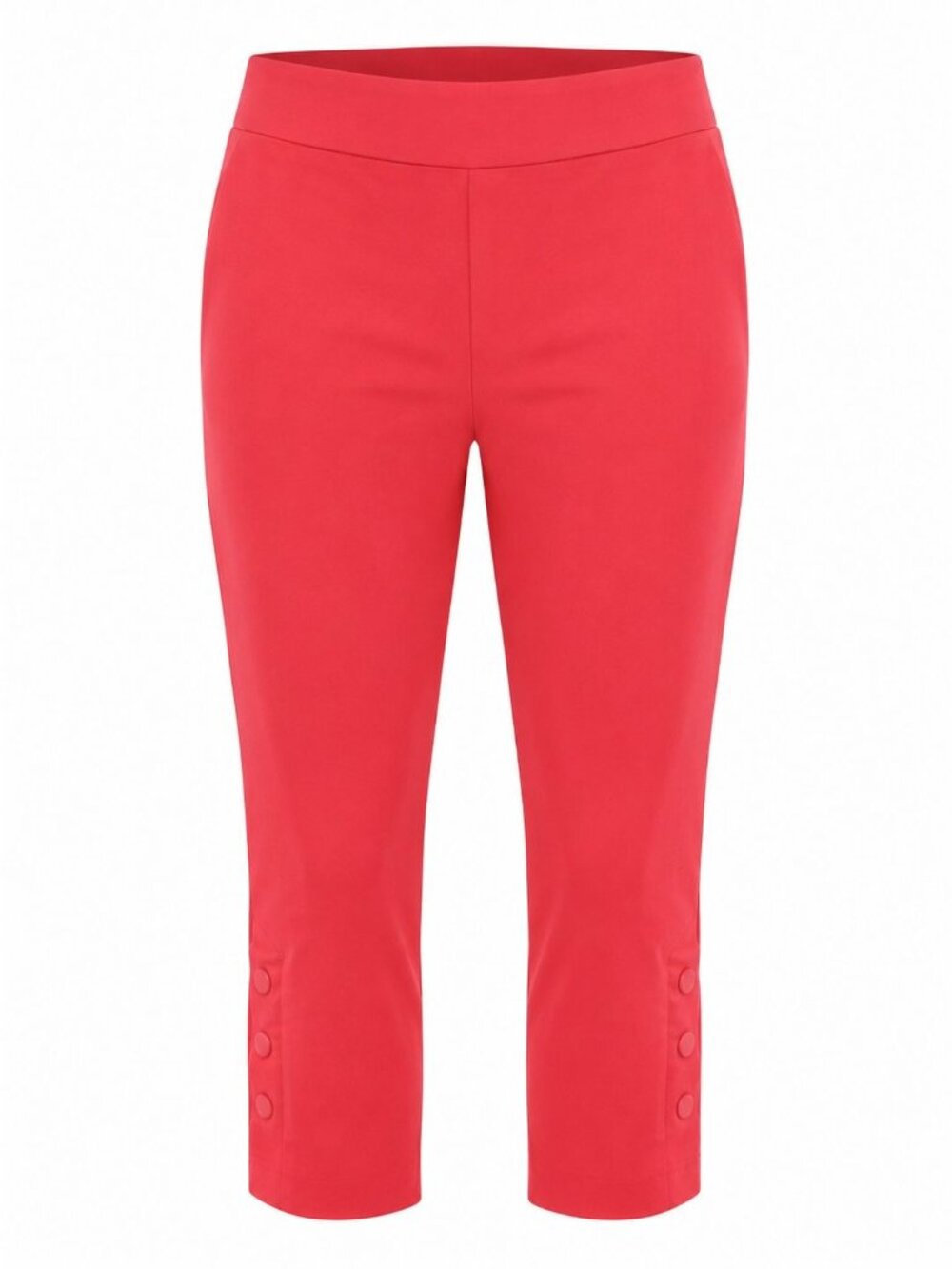 Isaac Mizrahi Live! Tall 24/7 Stretch Slim Pedal Pusher Sz 16 Tall Pink A496172